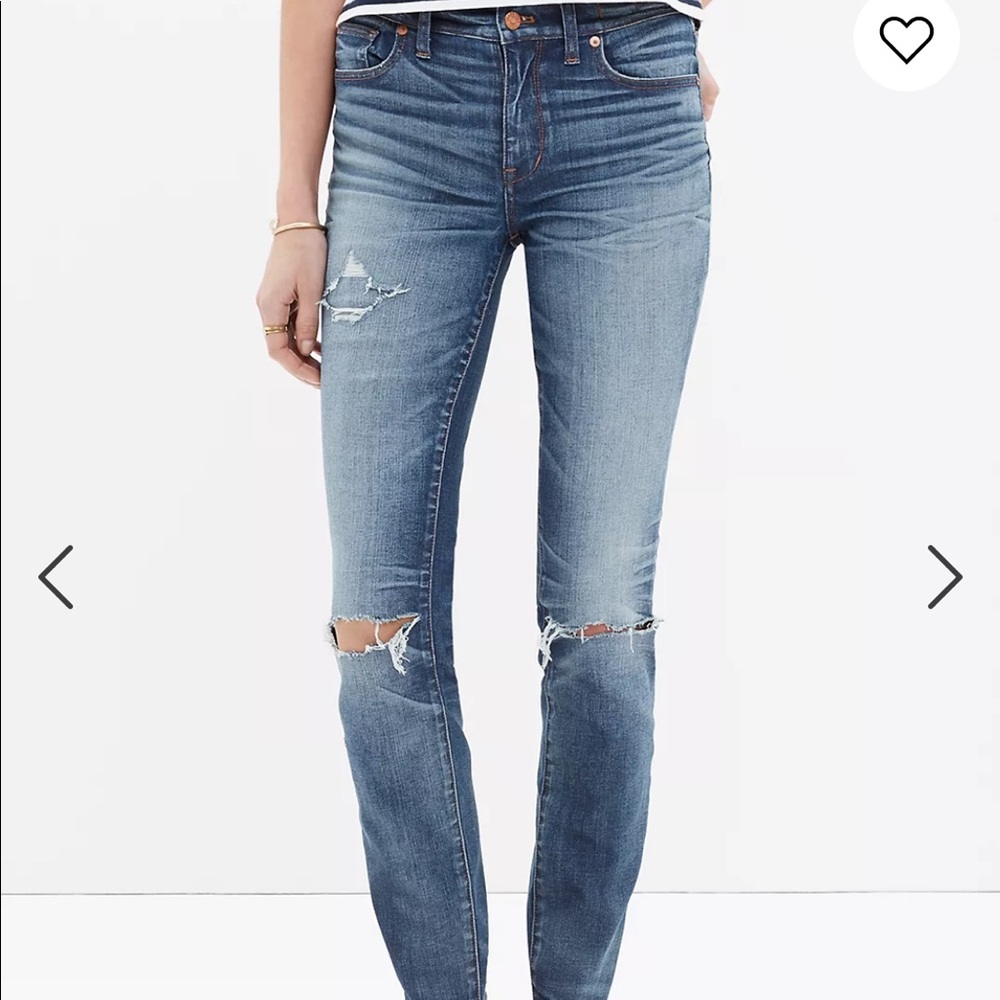 COPY - Madewell 9” High riser skinny skinny